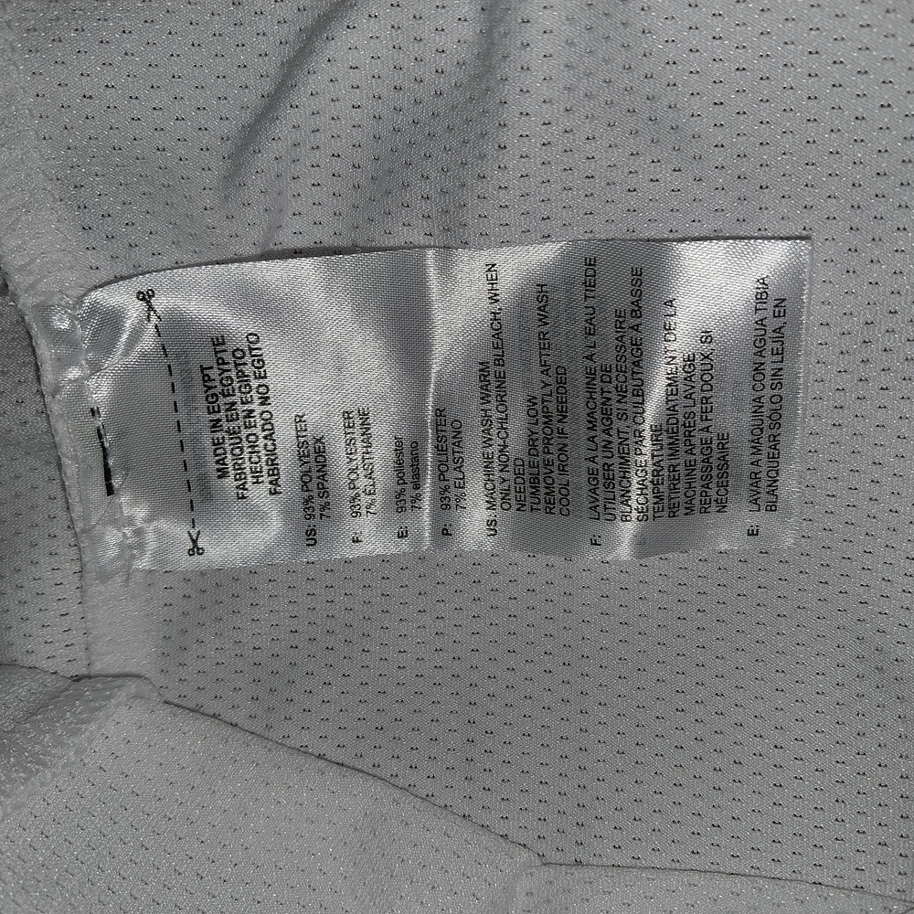Reebok Gray and Adidas White Quarter-Zip Pullover sz S - Picture 3 of 14